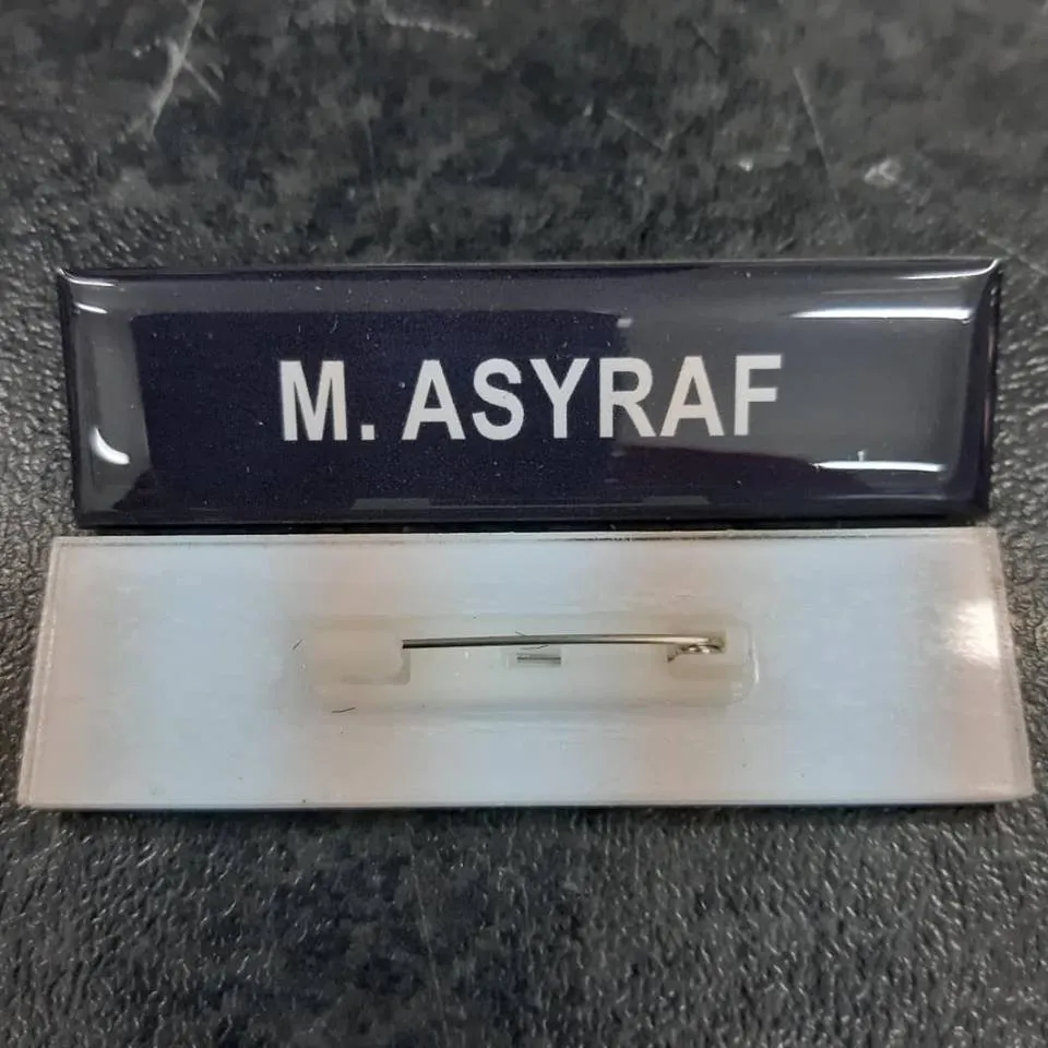 Epoxy Name Tag 2