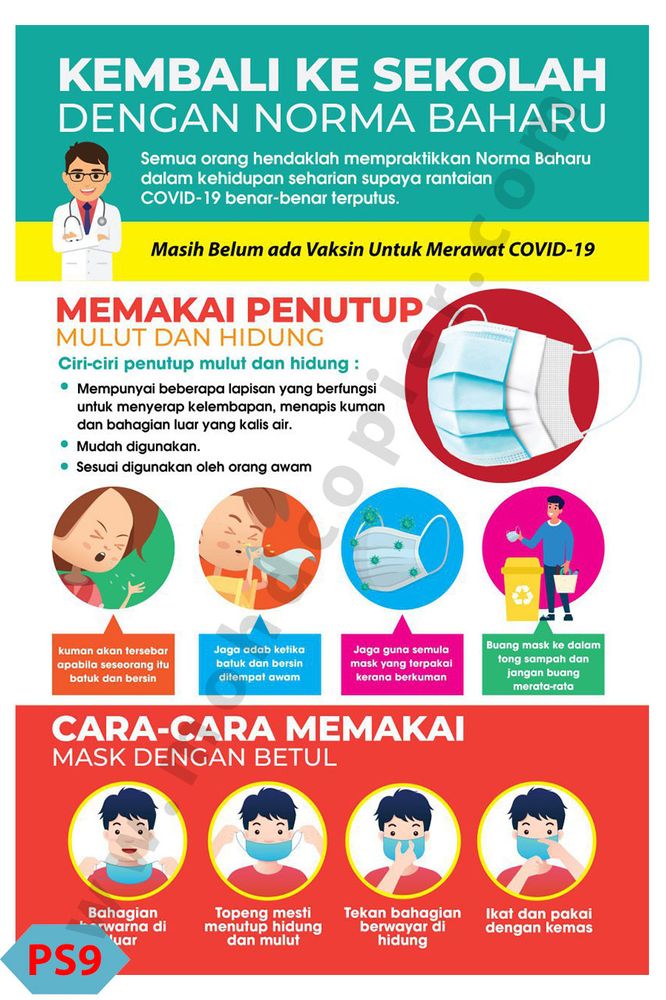 Poster Norma Baharu di Sekolah 9