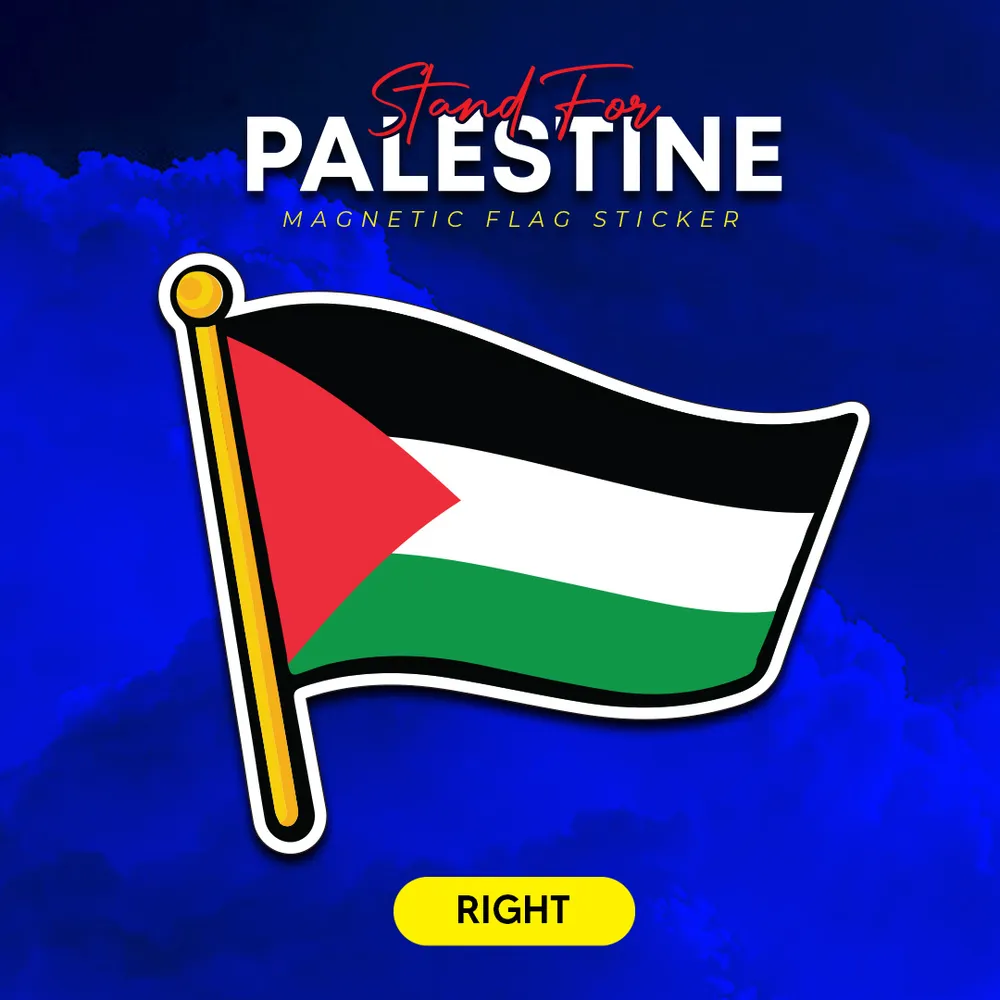 Palestine Flag Car Magnet Sticker 4
