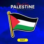 Palestine Flag Car Magnet Sticker 4