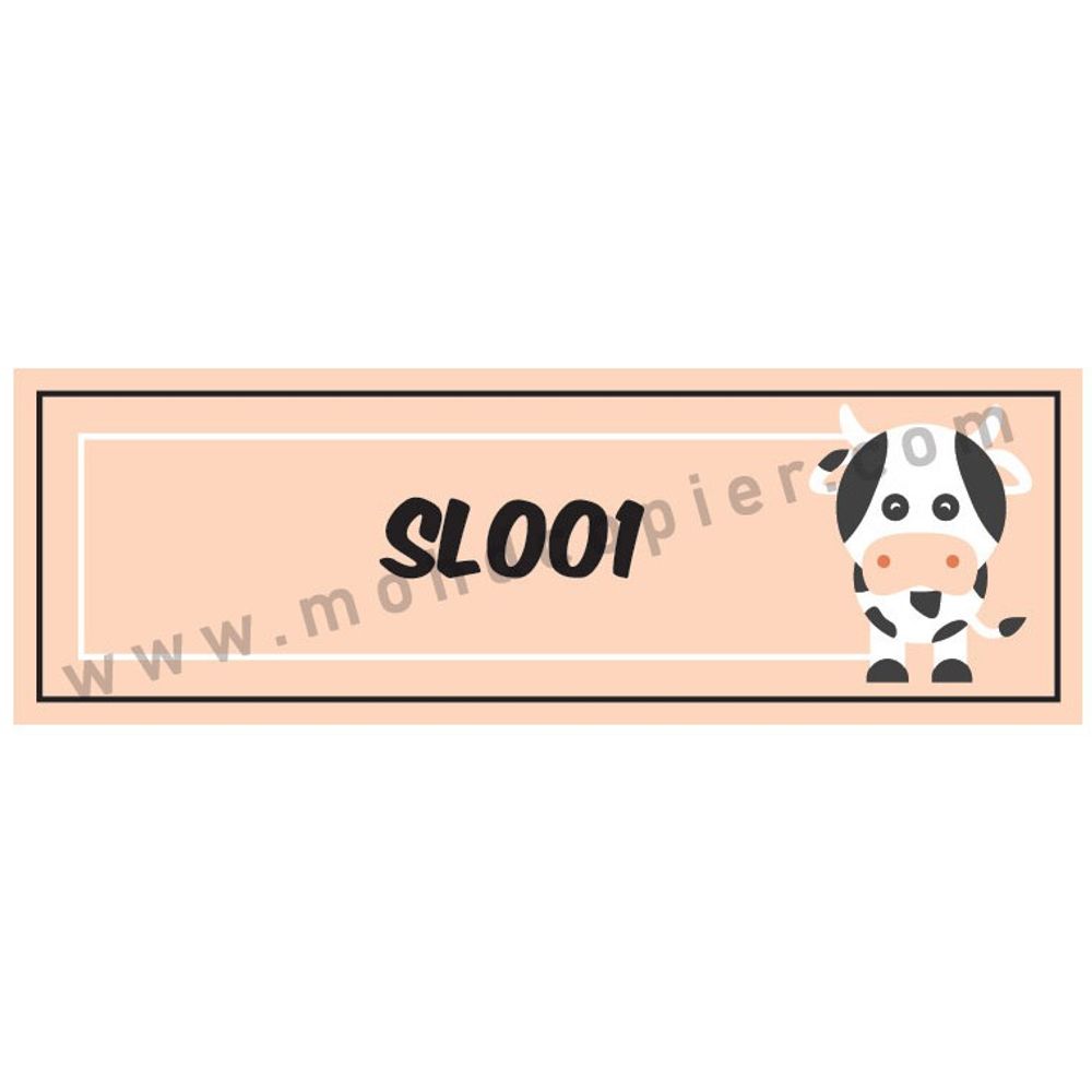 Cartoon / Color Name Sticker 4