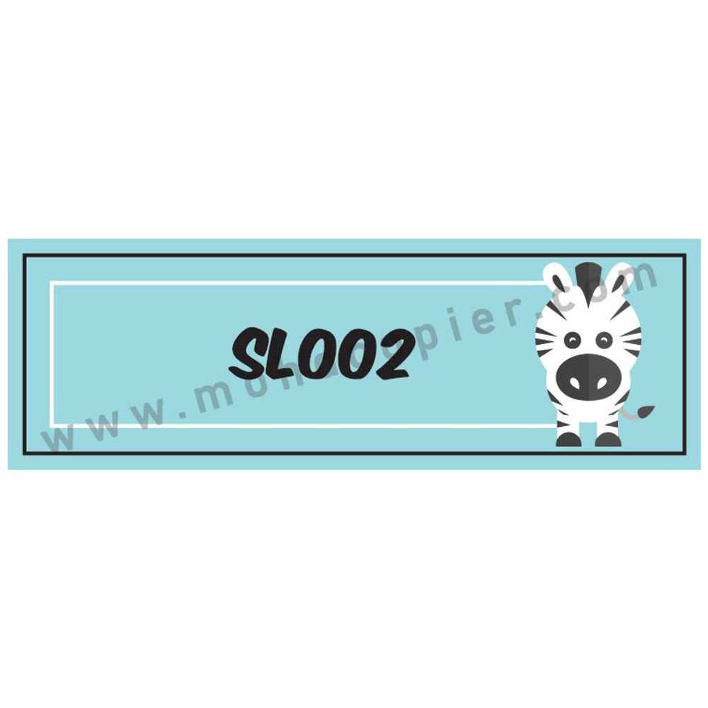 Cartoon / Color Name Sticker 5