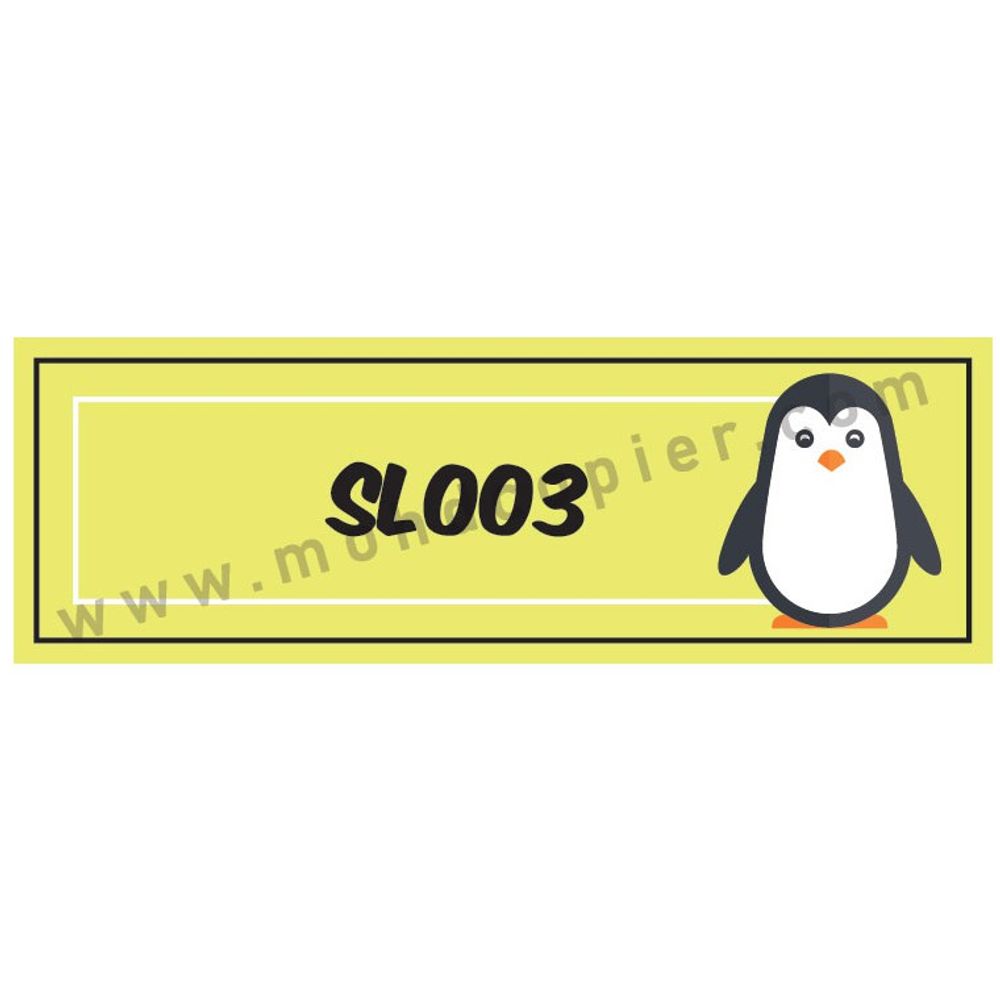 Cartoon / Color Name Sticker 6