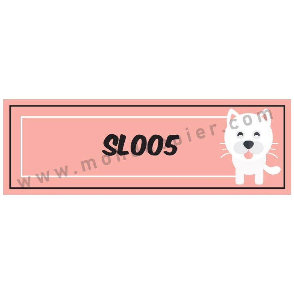 Cartoon / Color Name Sticker 8