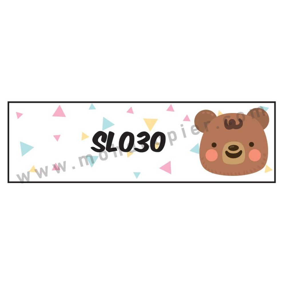 Cartoon / Color Name Sticker 33