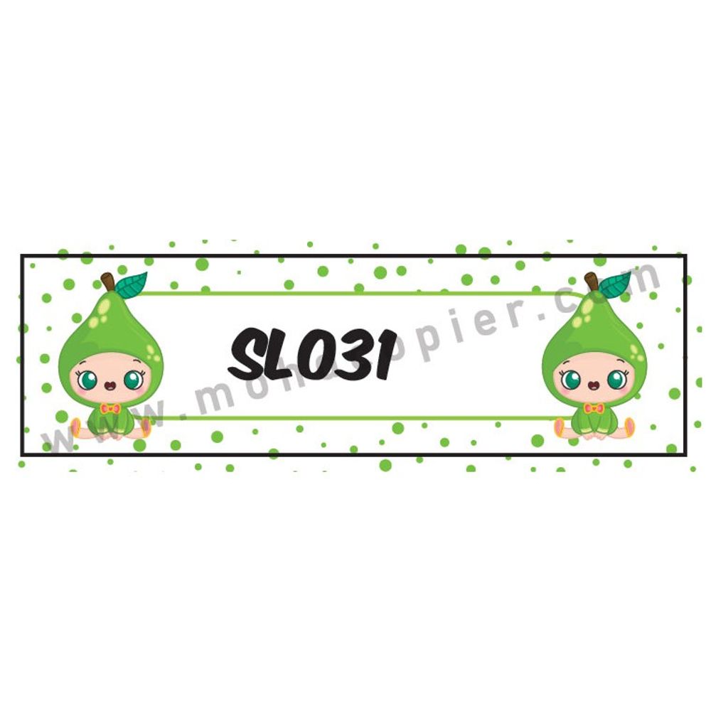 Cartoon / Color Name Sticker 34