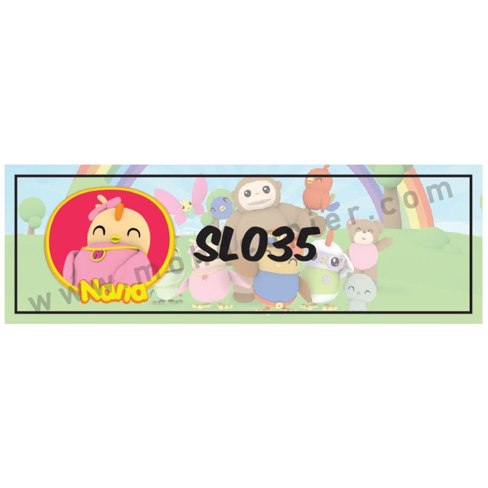 Cartoon / Color Name Sticker 38