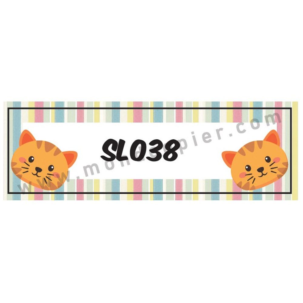 Cartoon / Color Name Sticker 41