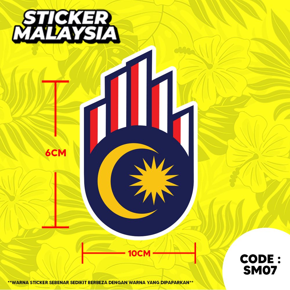 Waterproof sticker malaysia merdeka day