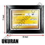 Replika Cek Hantaran Berbingkai 2