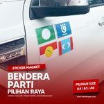 Magnetic Political Party Flag / Logo 1
