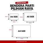 Magnetic Political Party Flag / Logo 3