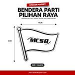 Magnetic Political Party Flag / Logo 2