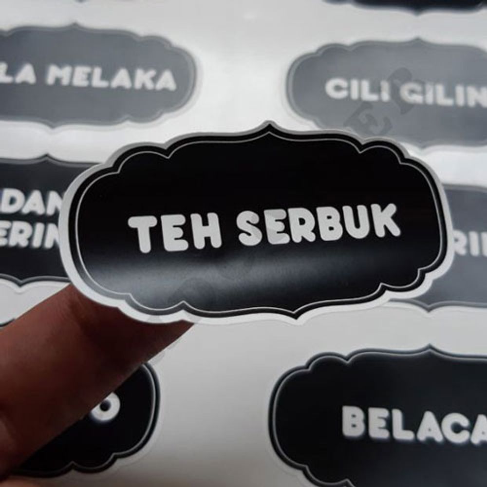 Jar Label (Label Balang Dapur) 6