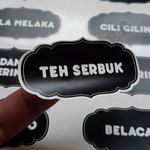 Jar Label (Label Balang Dapur) 6