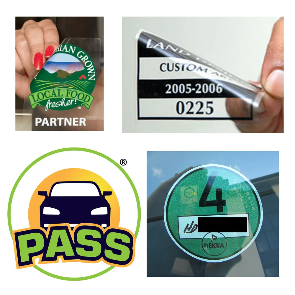 Standard Size Static Cling Window Sticker 3