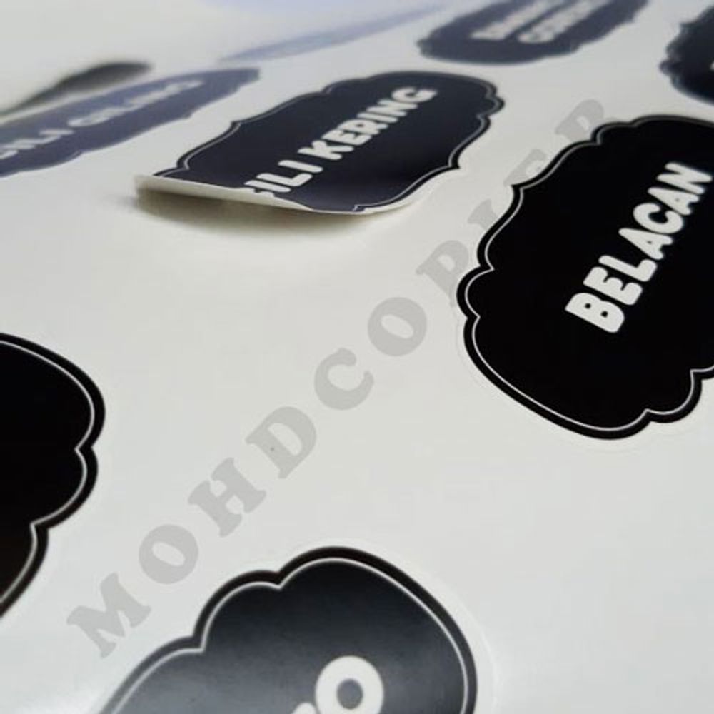 Jar Label (Label Balang Dapur) 7