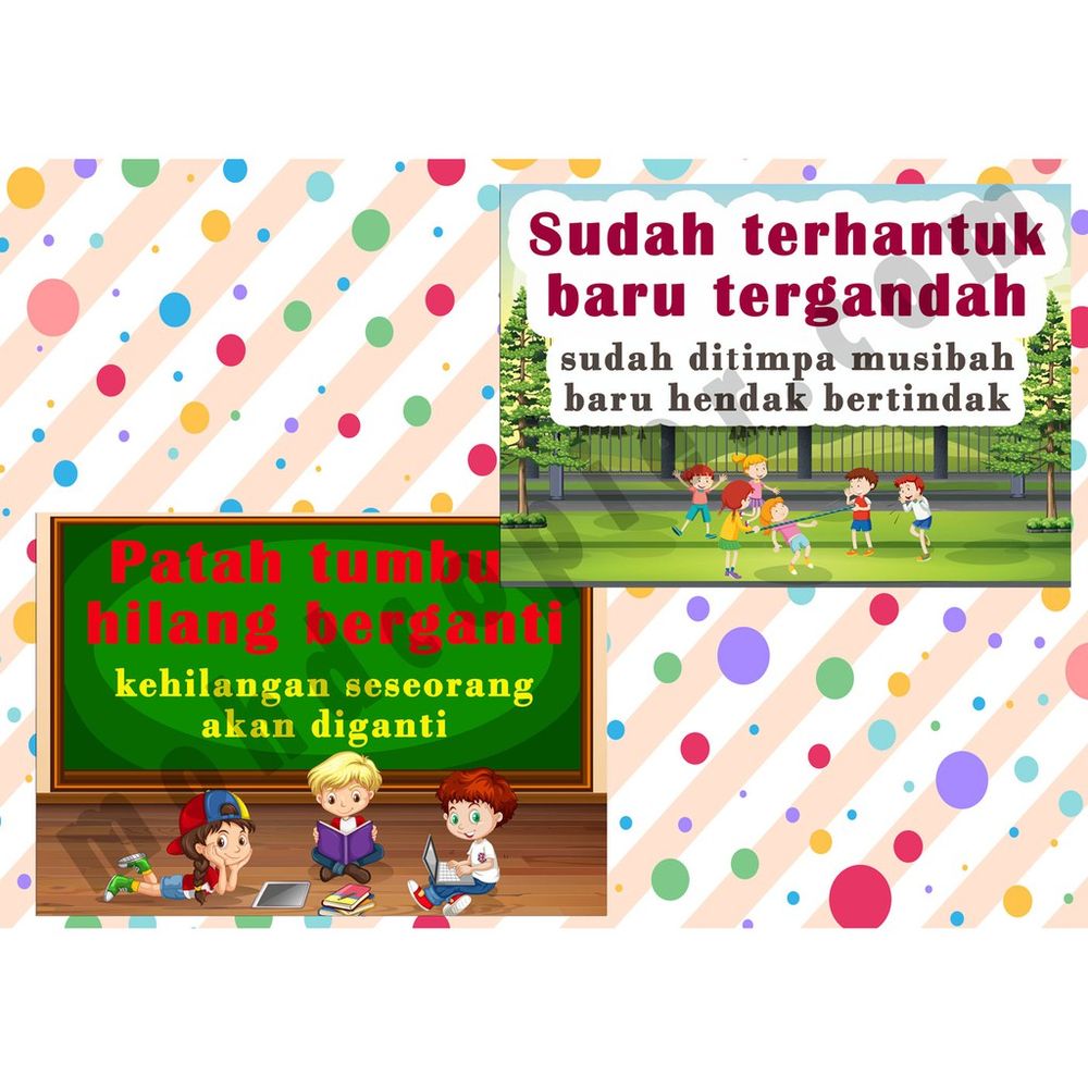 Peribahasa A3 (10pcs/set) 4