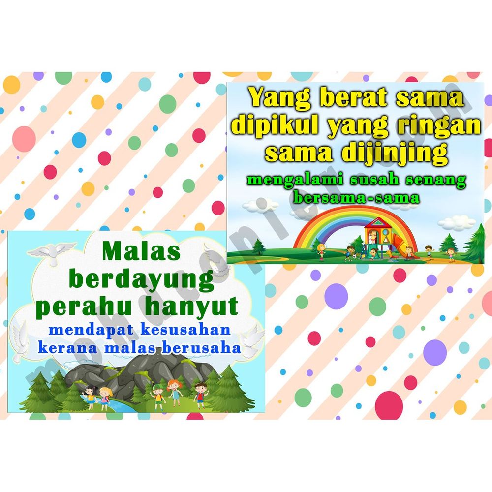 Peribahasa A3 (10pcs/set) 5