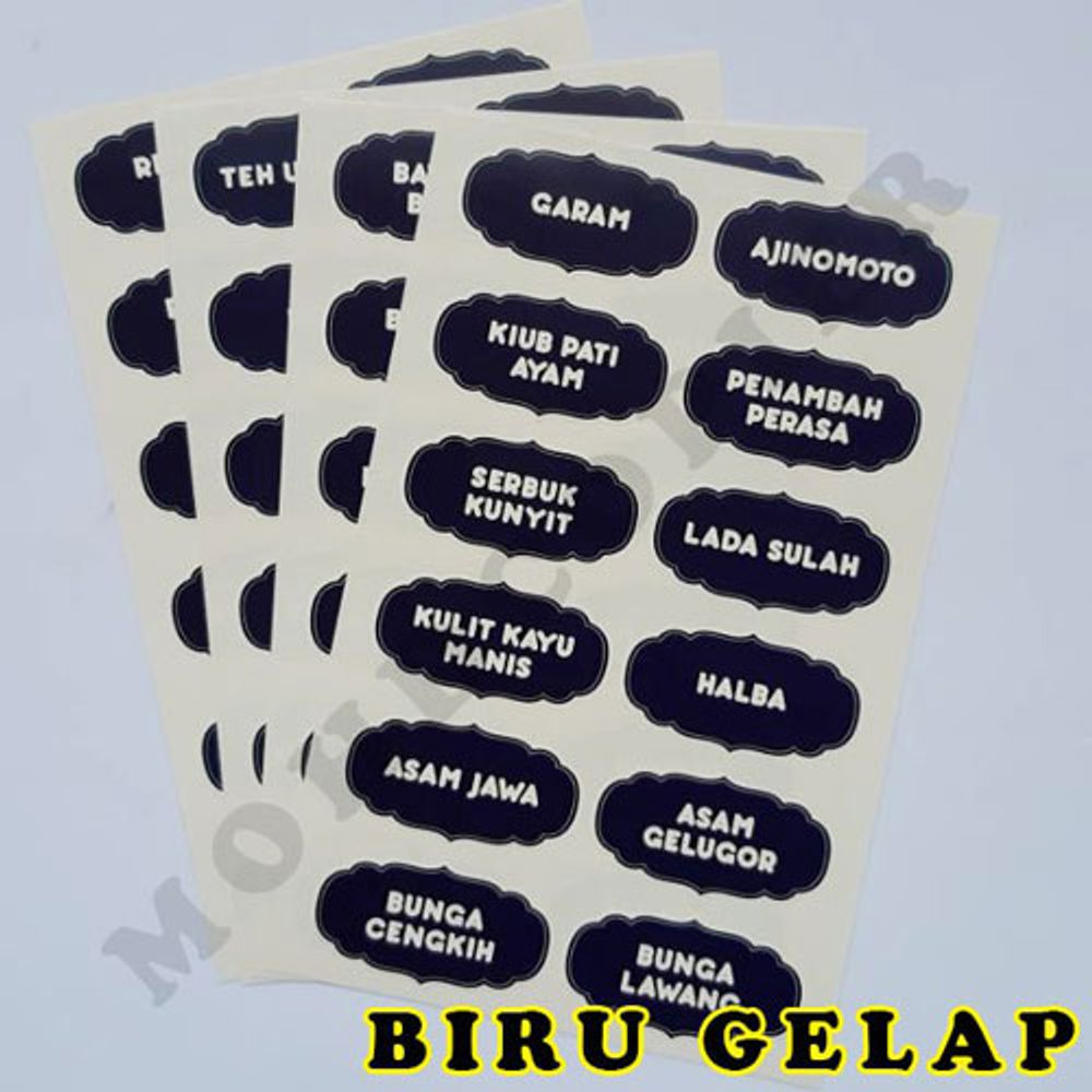 Jar Label (Label Balang Dapur) 5