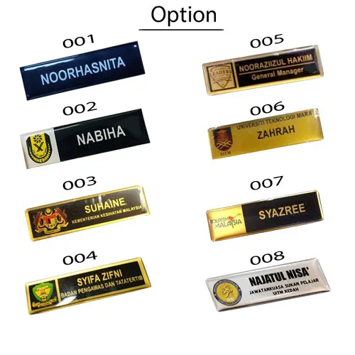 Epoxy Name Tag 4