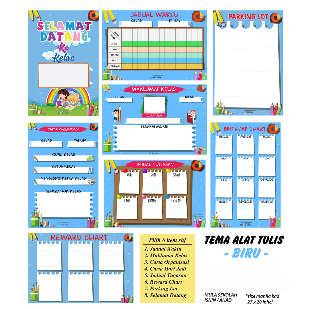 Set Keceriaan Kelas 3