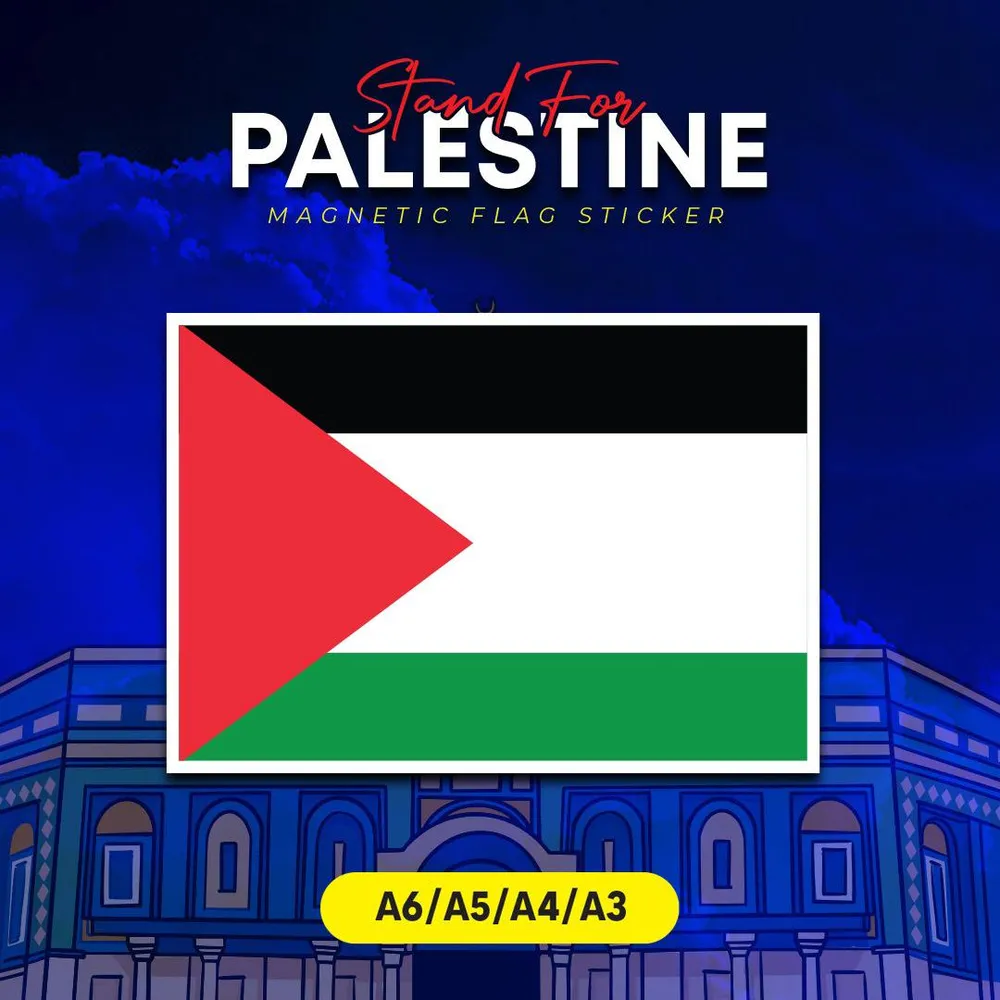 Palestine Flag Car Magnet Sticker 8