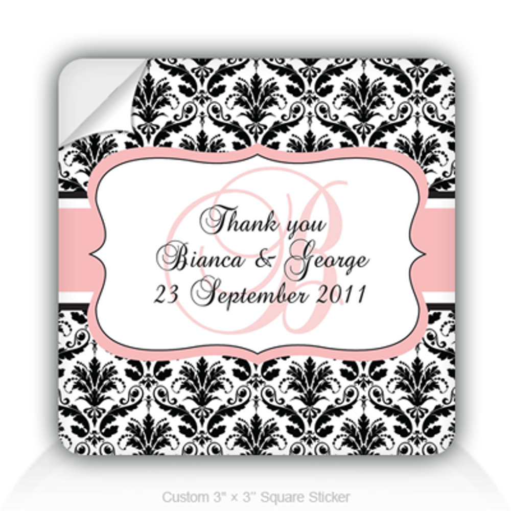 Wedding Sticker-Square 3