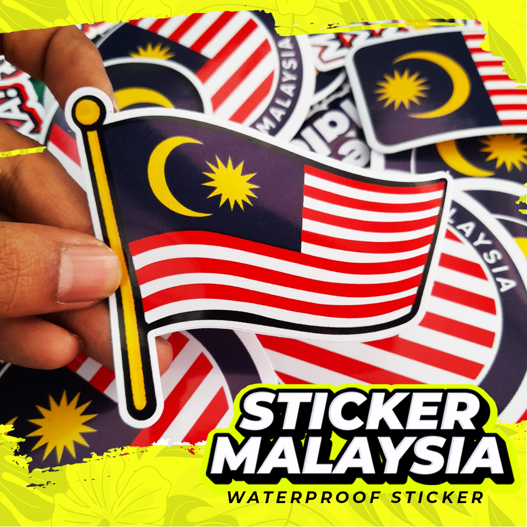 Waterproof Sticker Malaysia Merdeka Day