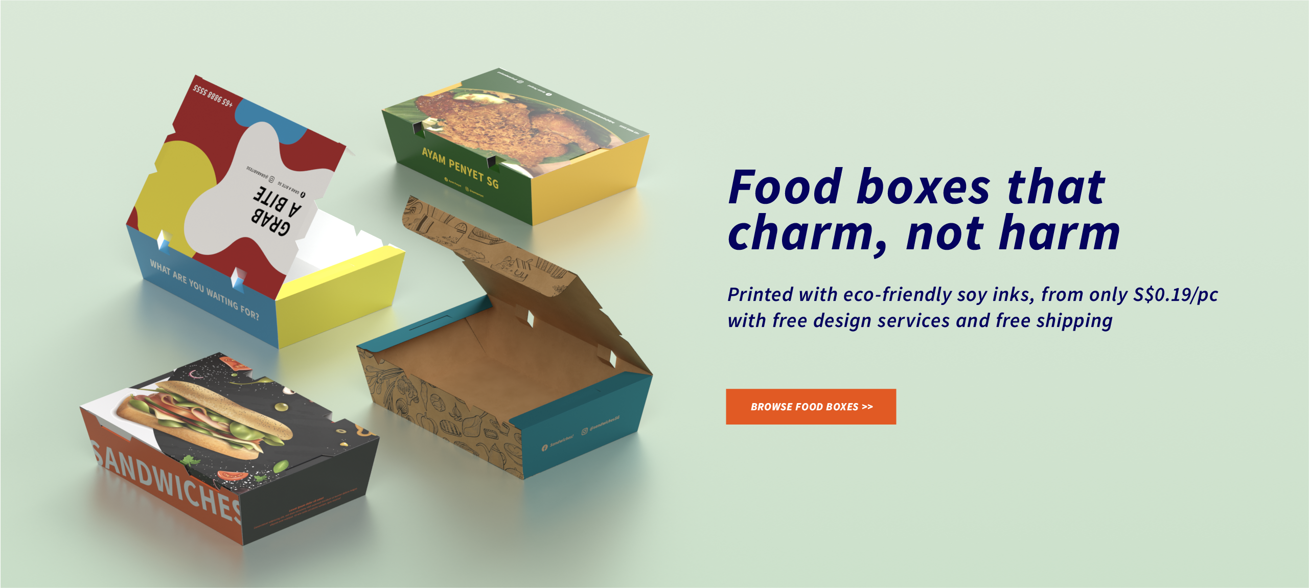 Food Box Packaging Singapore