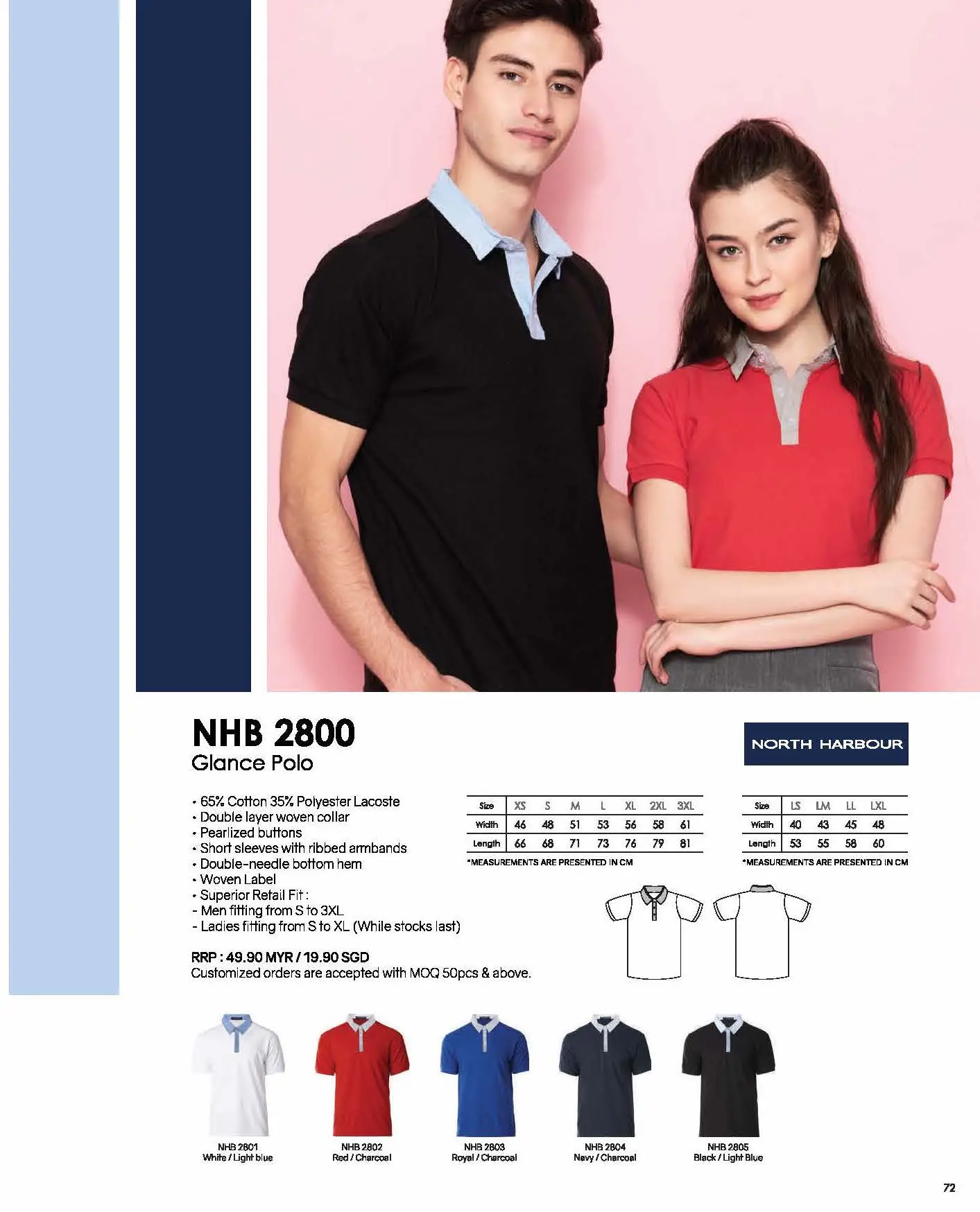 NHB2800 COTTON POLO