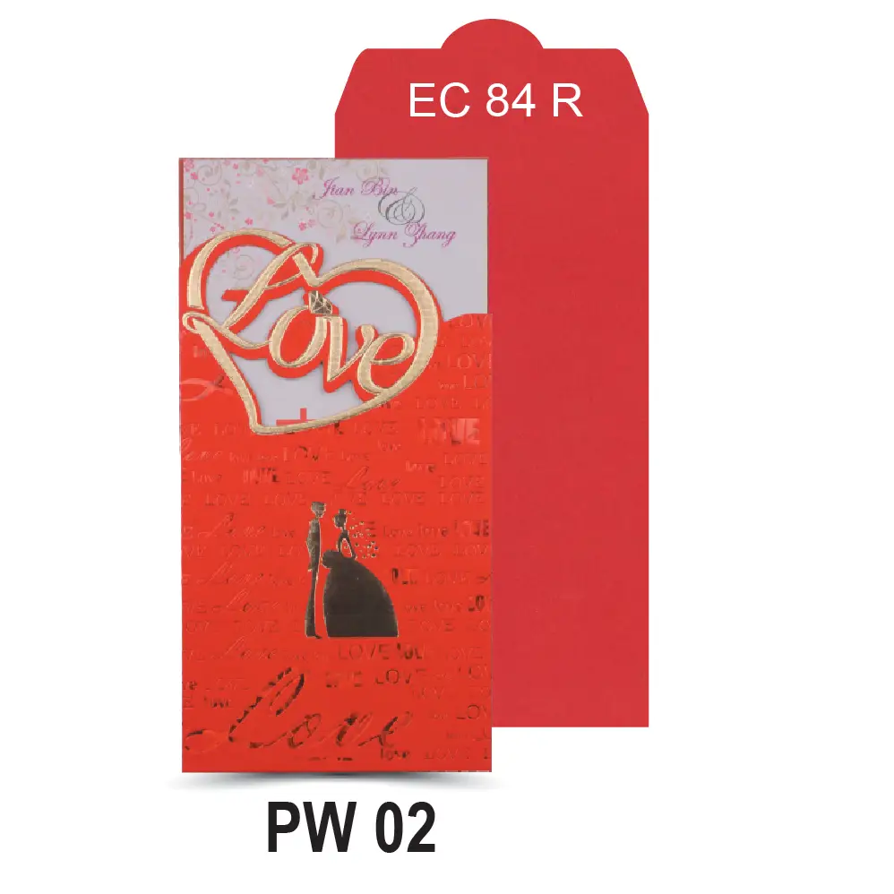 Pocket Wedding Card