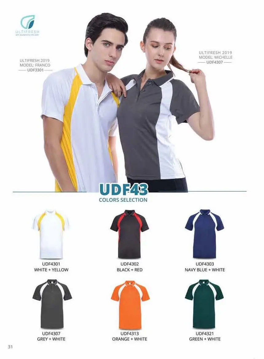 UDF43 DRYFIT T BI CROSS POLO (FEMALE)