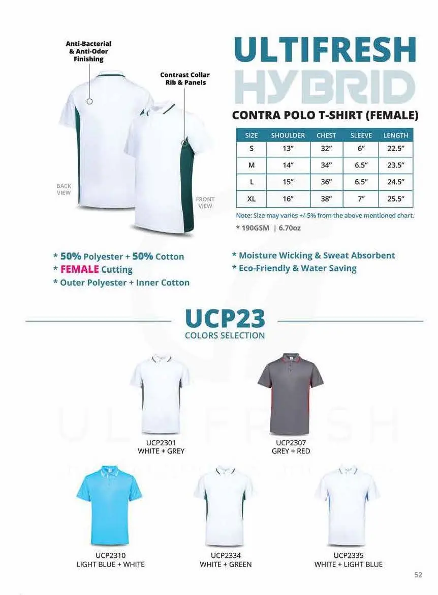 UCP23 CONTRA POLO (FEMALE)