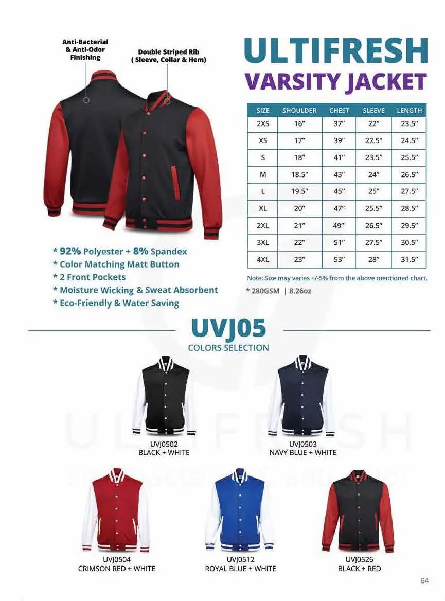 UJV05 VARSITY JACKET