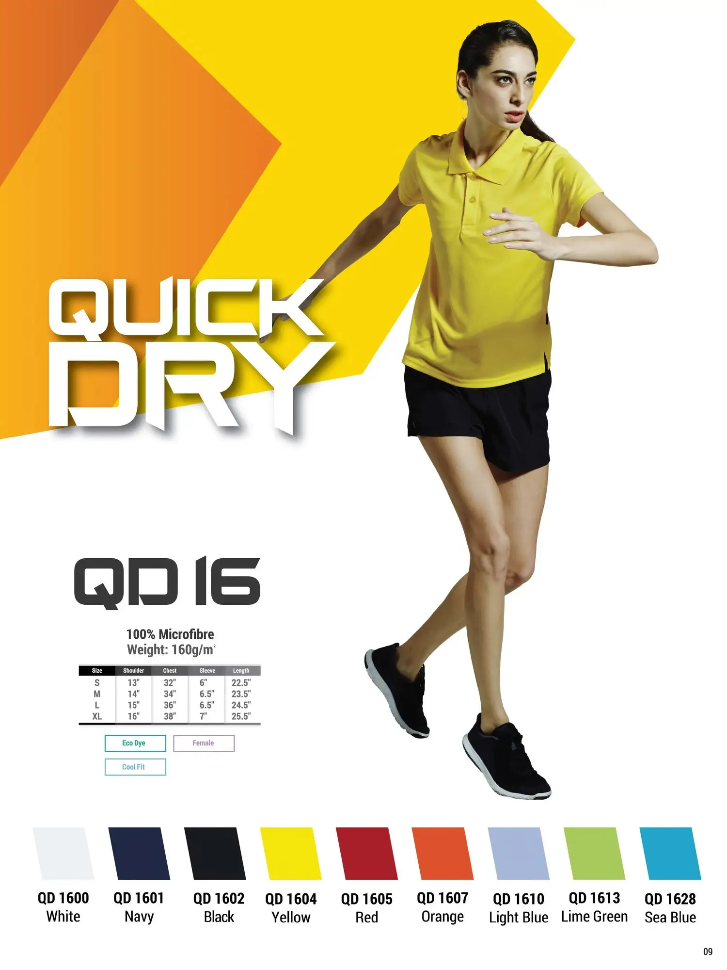 QD16 DRYFIT POLO (FEMALE)
