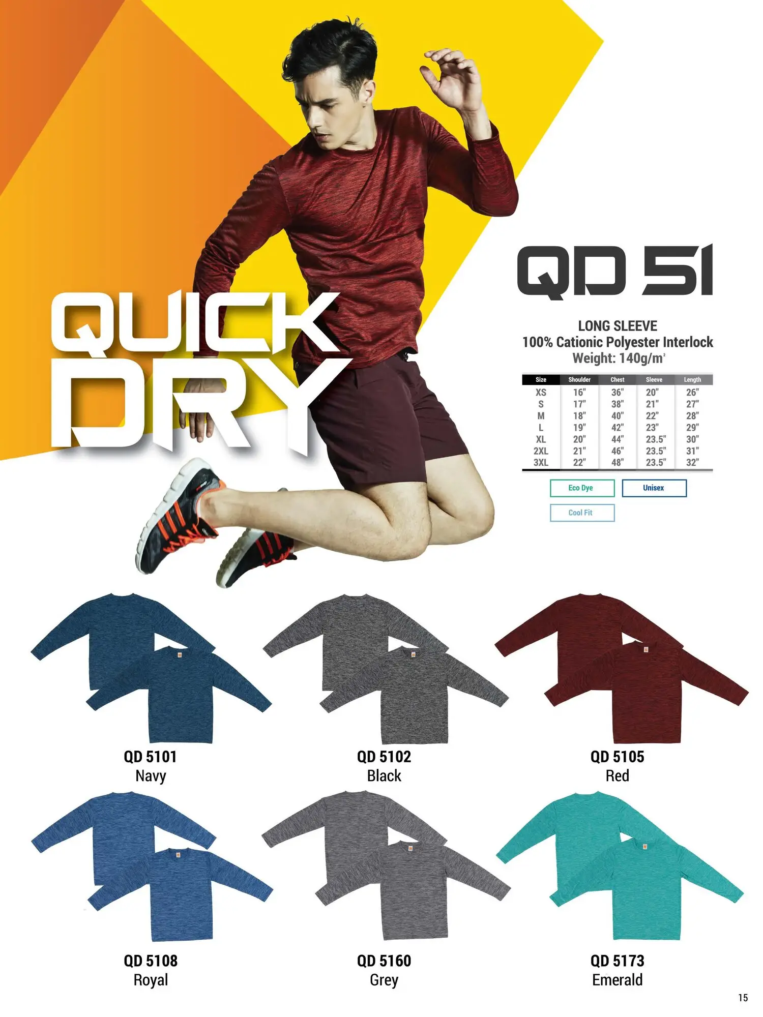 QD51 INTERLOCK DRYFIT
