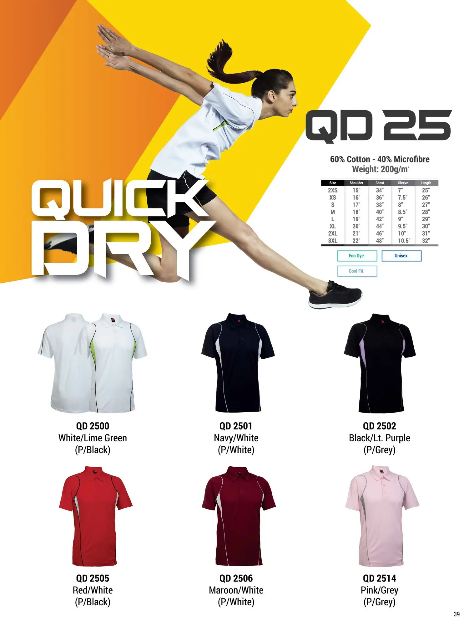 QD25 DRYFIT POLO