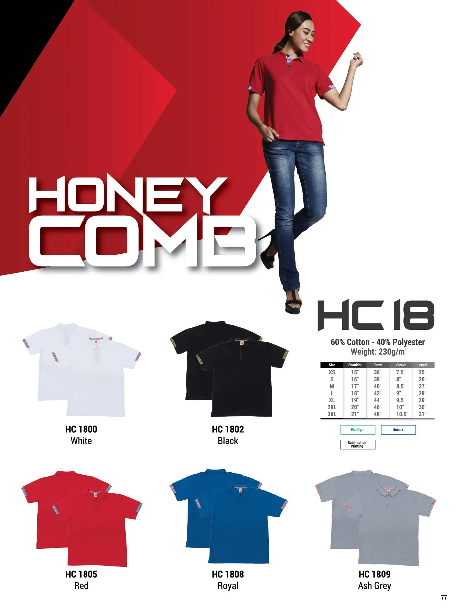 HC18 COTTON POLO