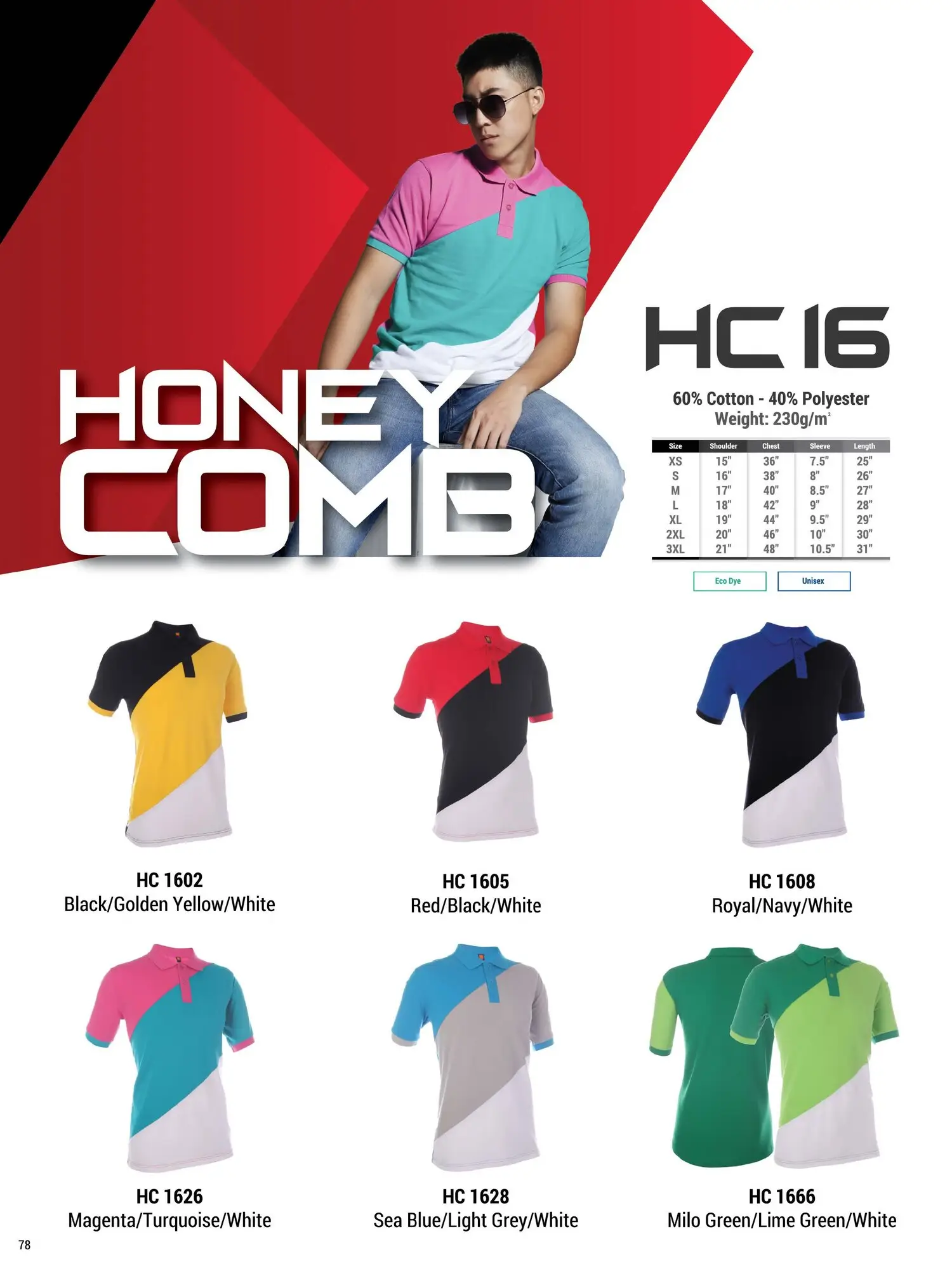 HC16 COTTON POLO