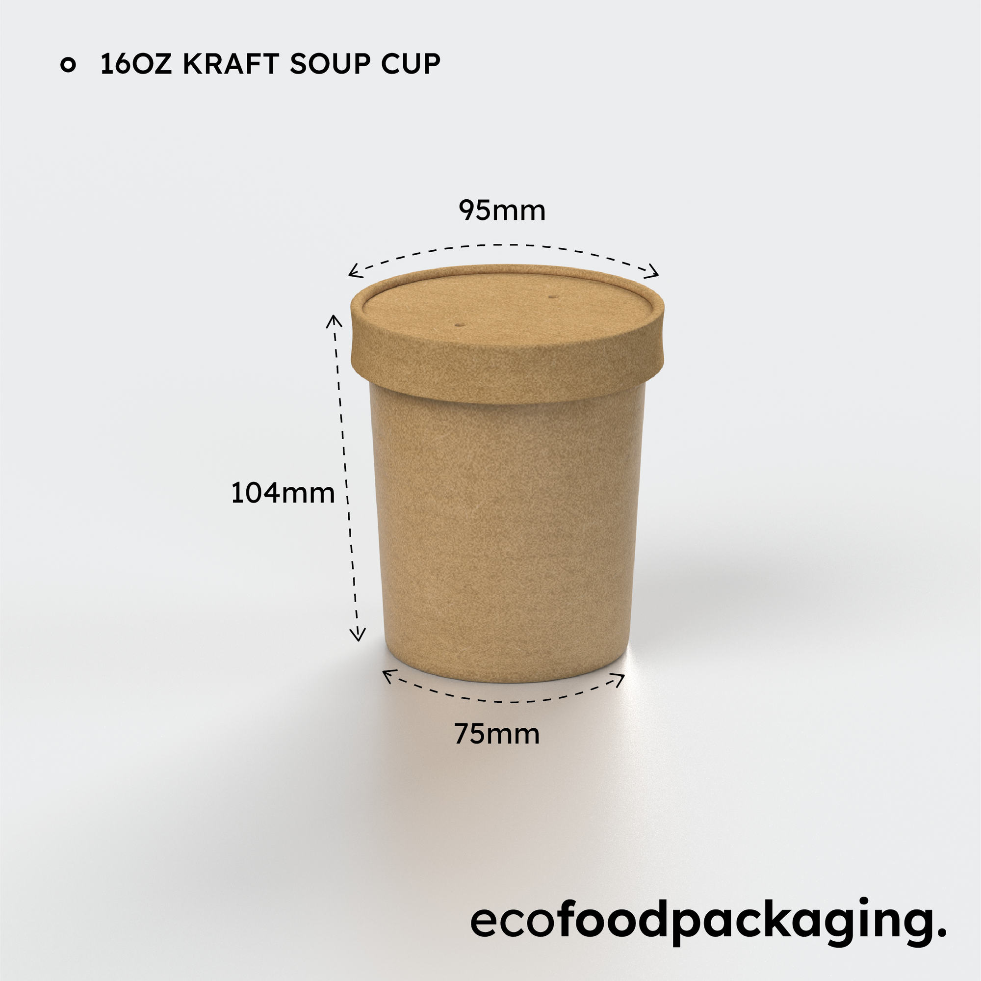 16oz Kraft Soup Cup