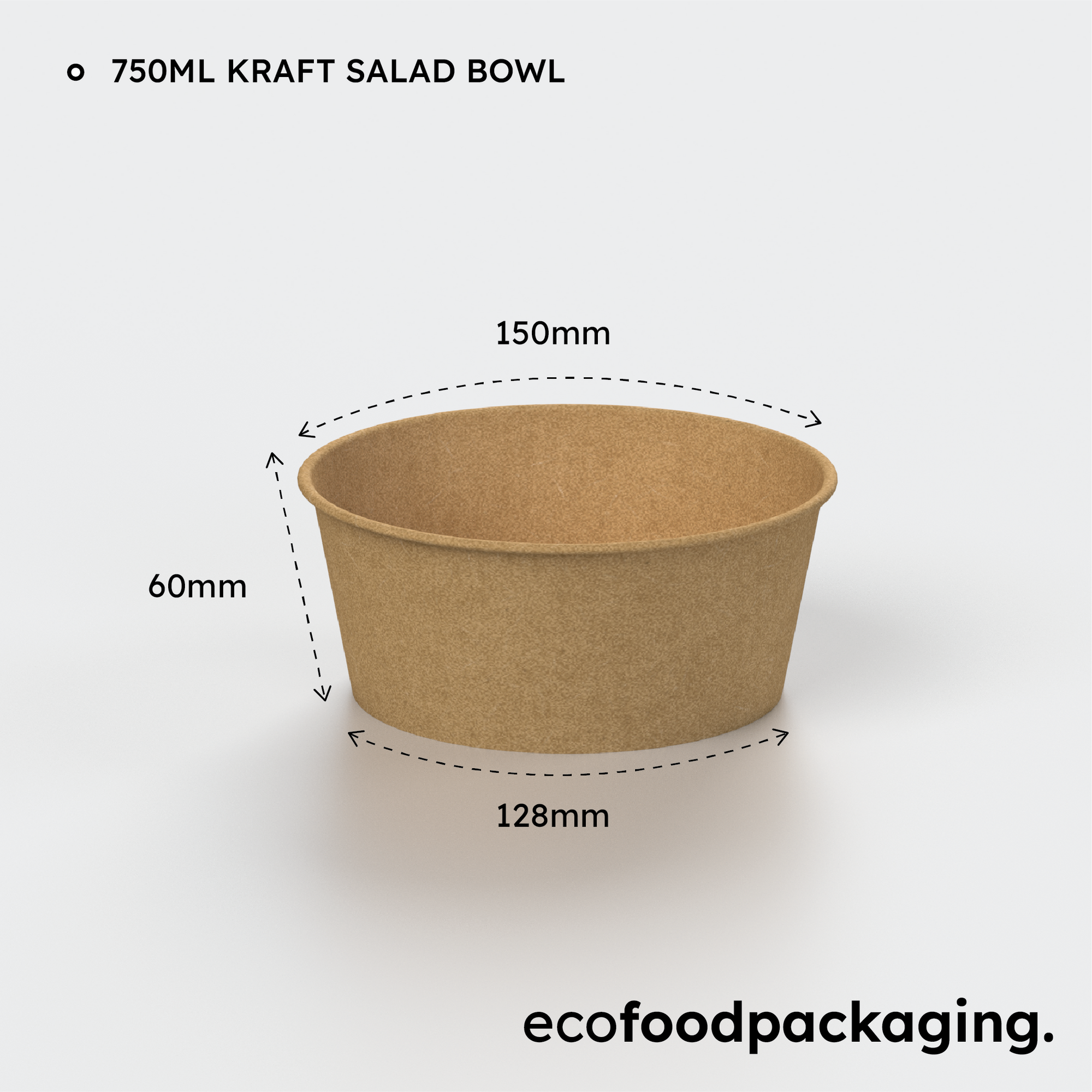 750ml Kraft Salad Bowl