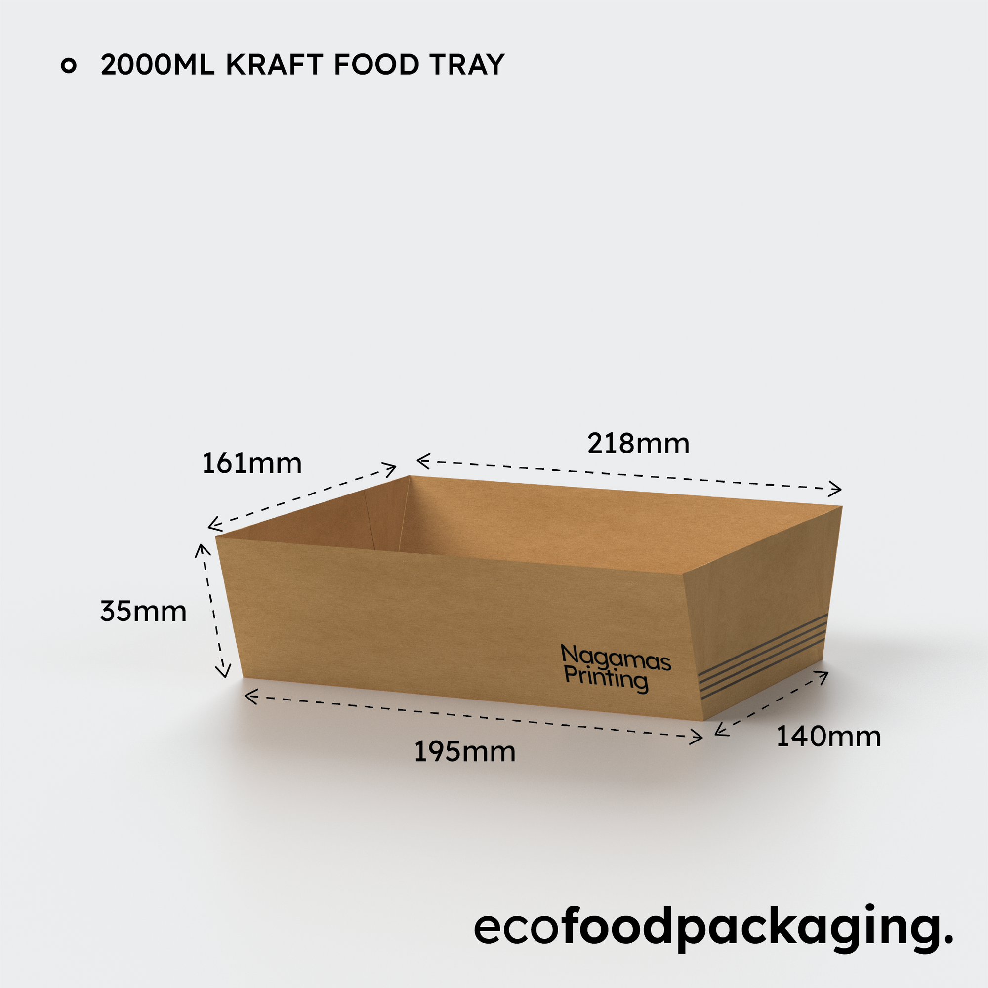 2000ml Brown