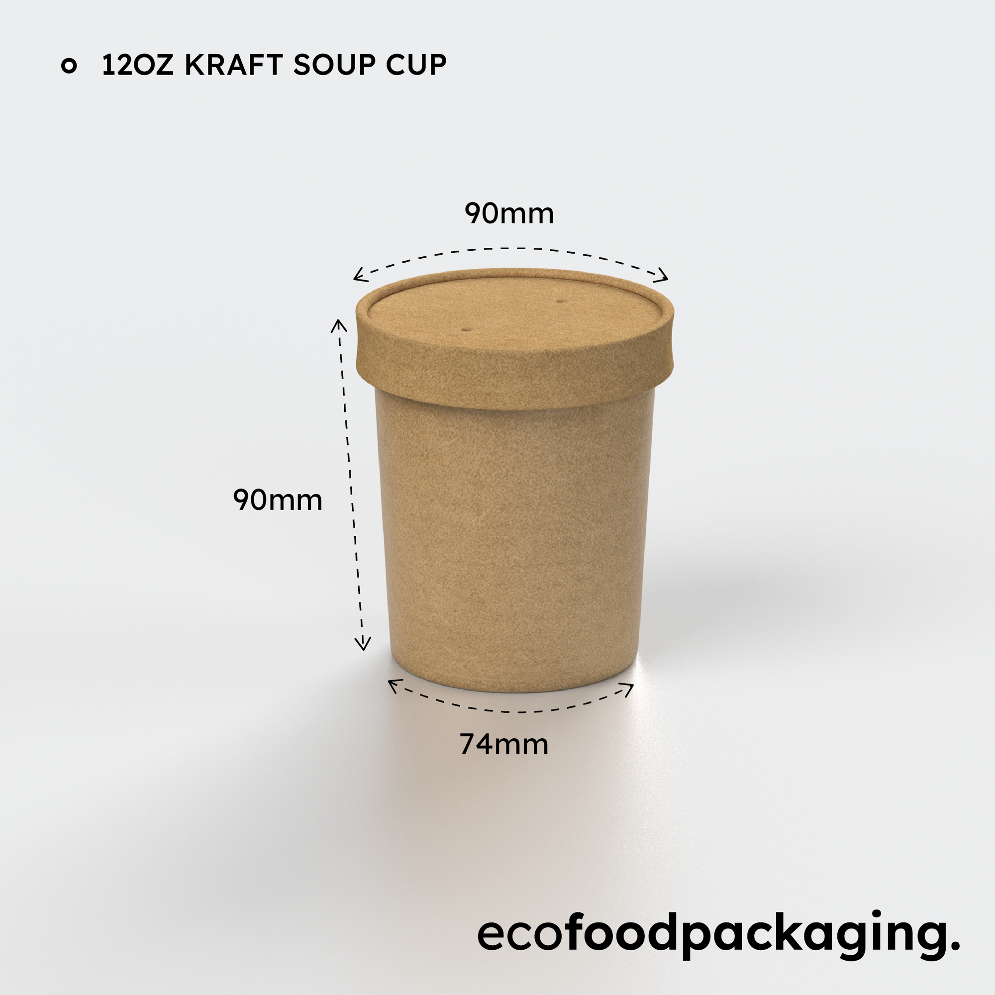 12oz Kraft Soup Cup