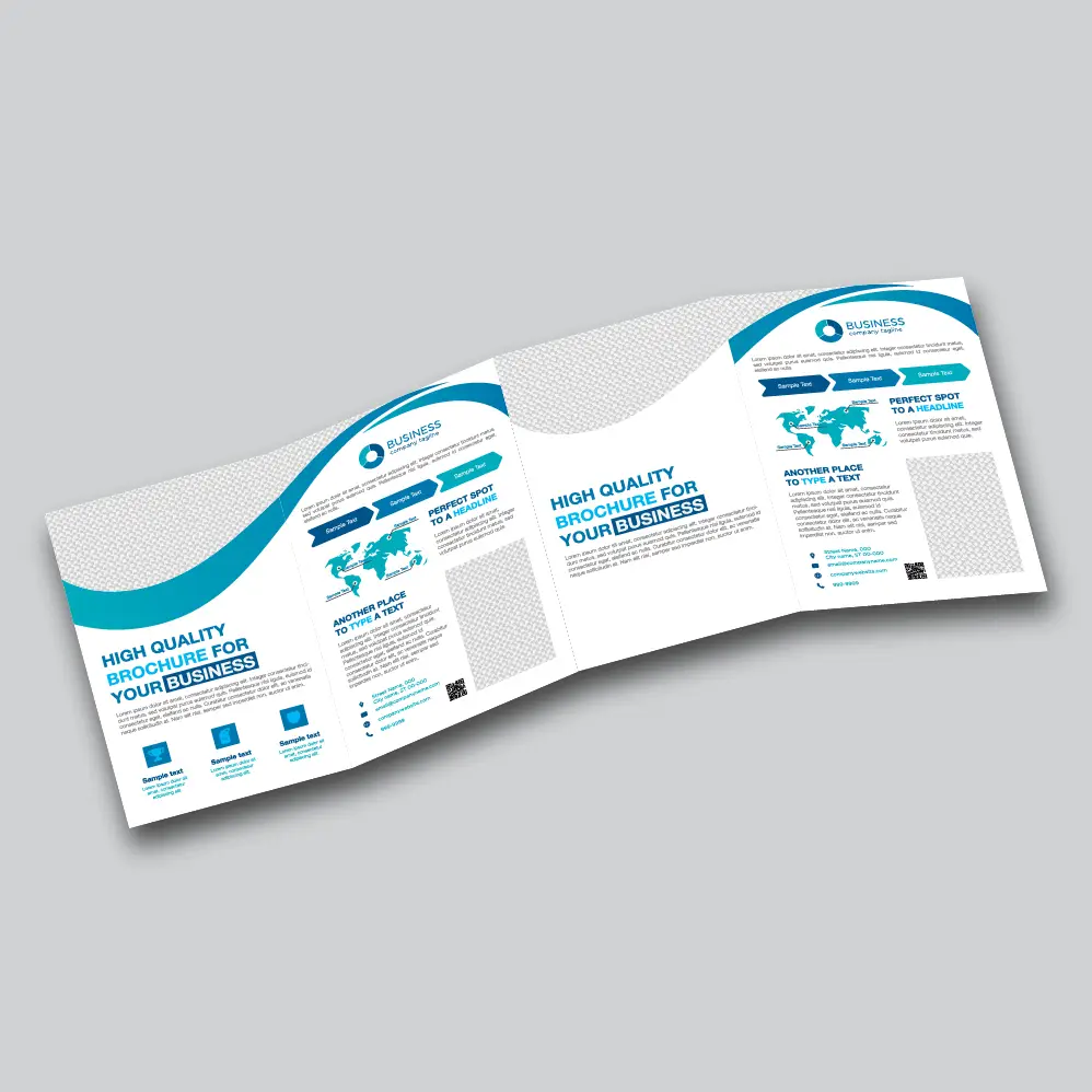 A5 x 4 Long Brochure