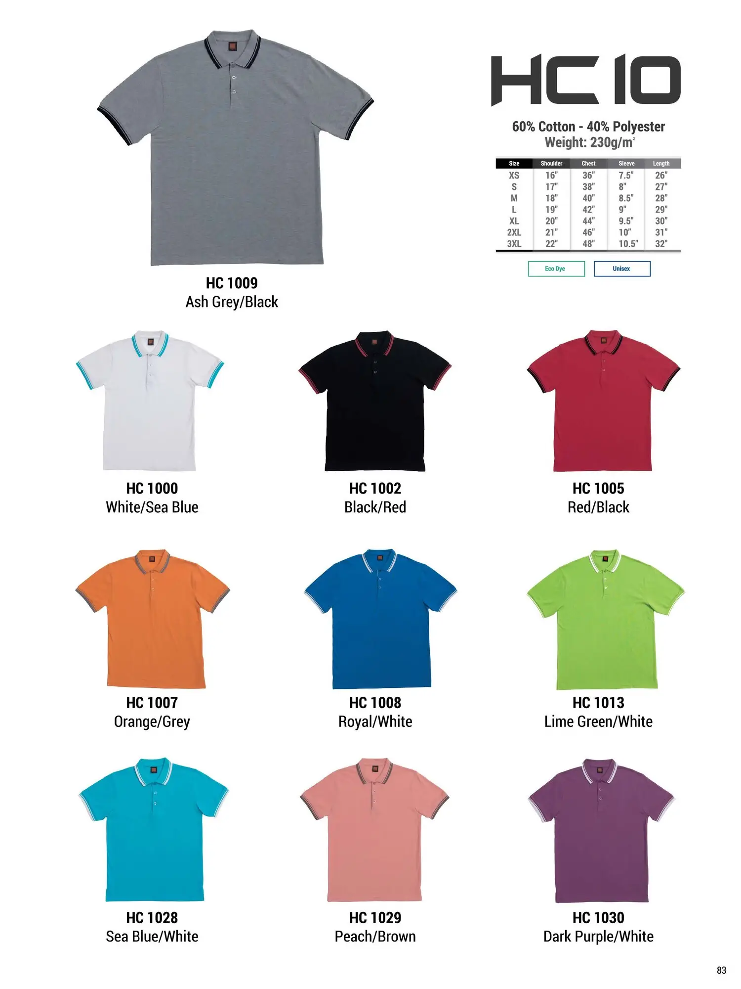 HC10 COTTON POLO 1