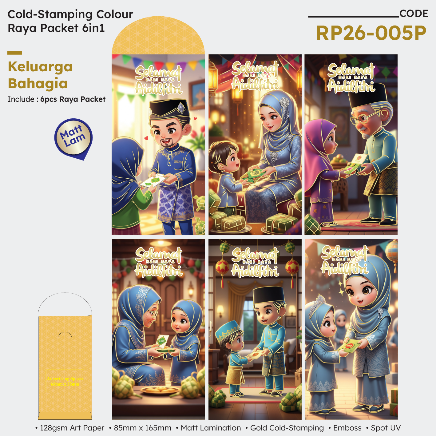 RP26-005P Keluarga Bahagia 6in1