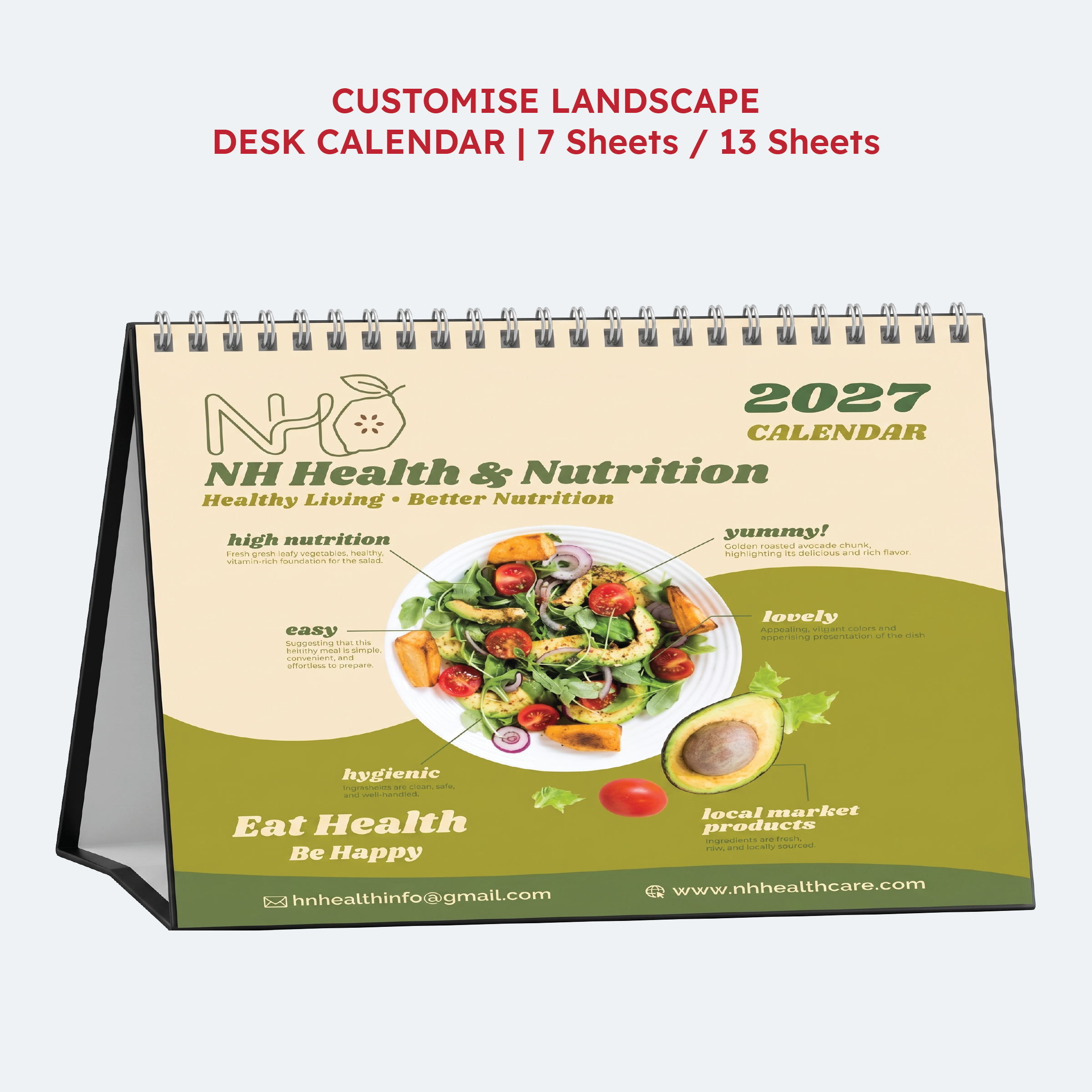 CDC-2 (Customise Landscape Desk Calendar)