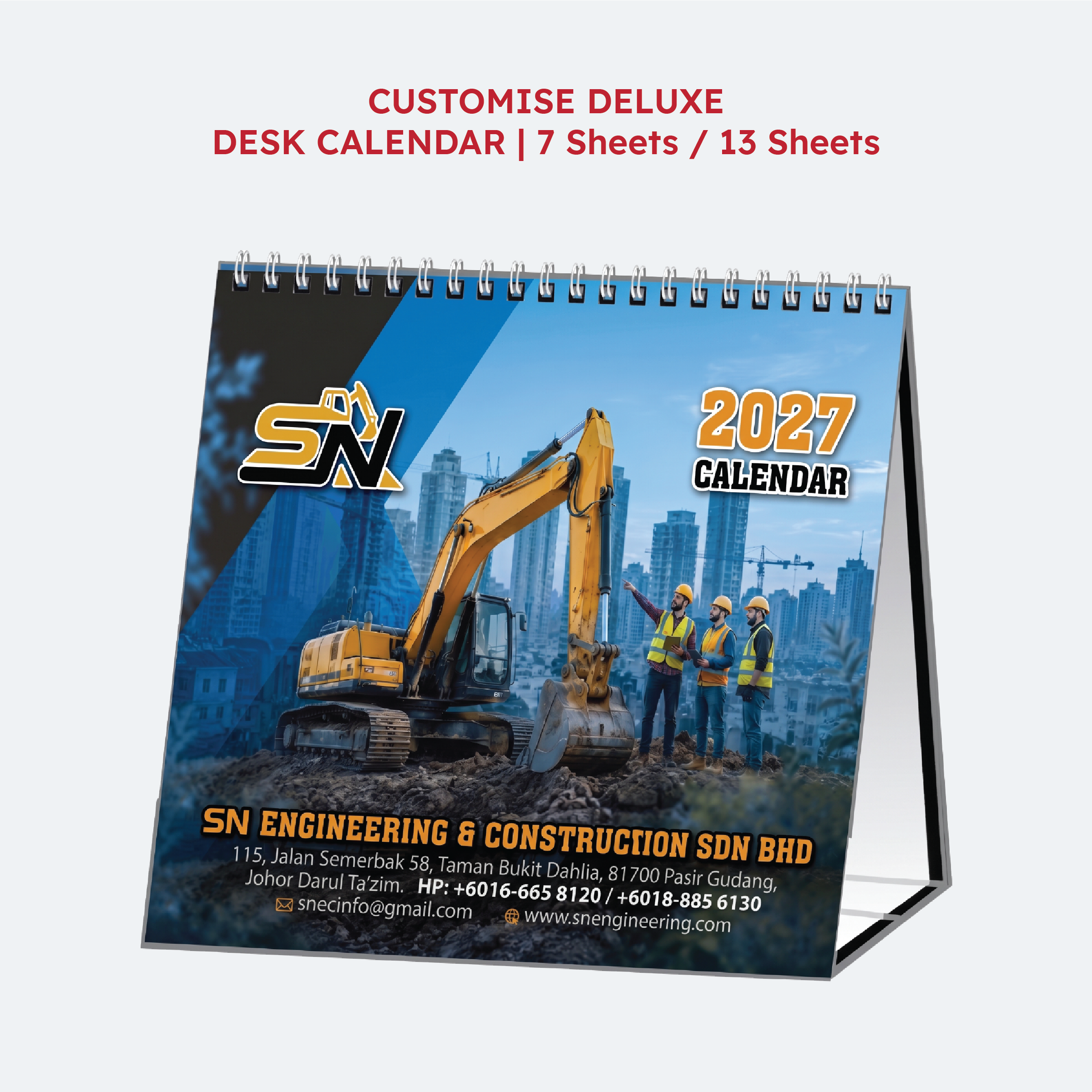 CDC-4 (Customise Deluxe Desk Calendar)