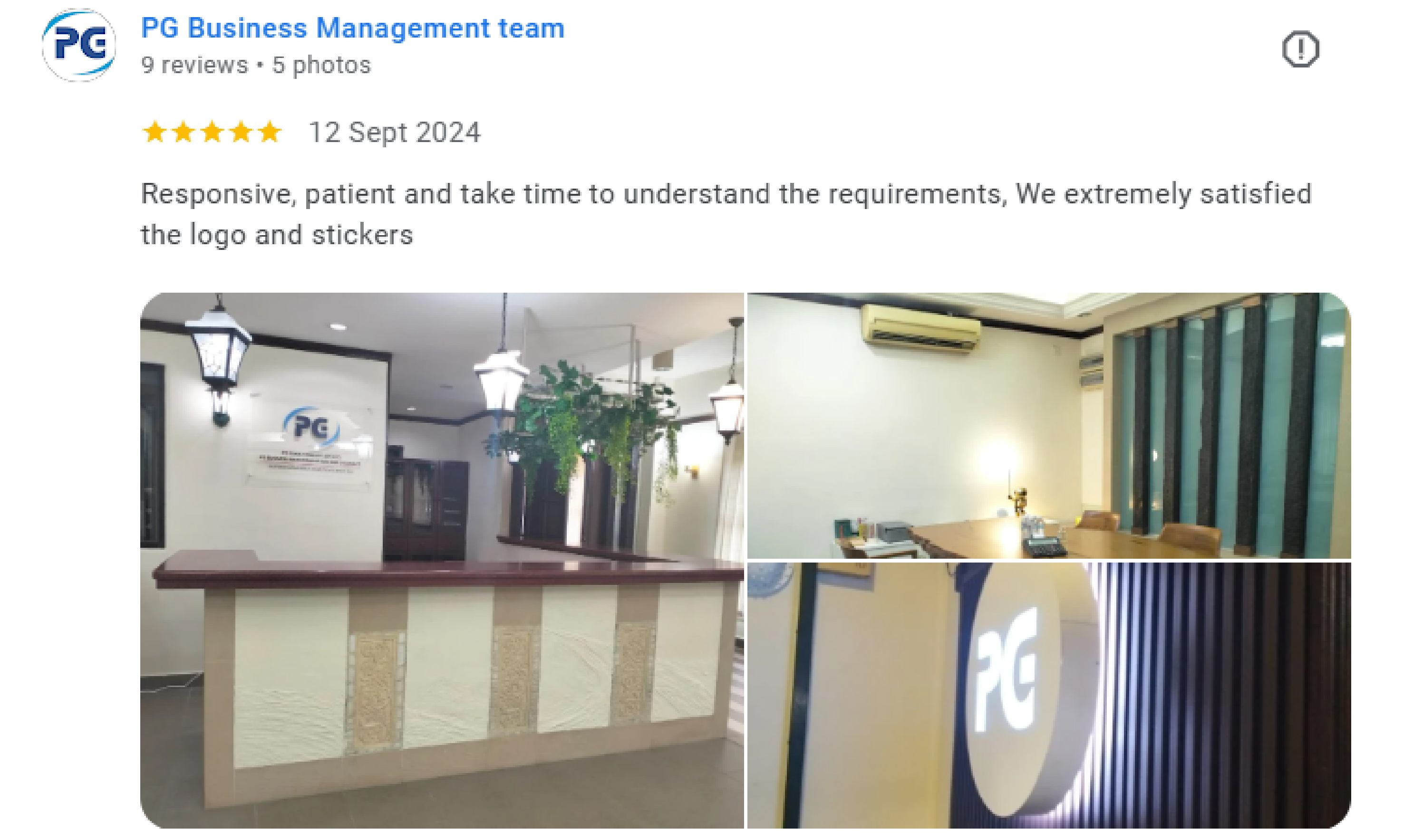 PG Business Management team